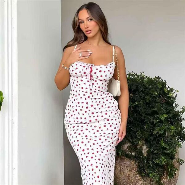 Floral halter dress - 图片 8