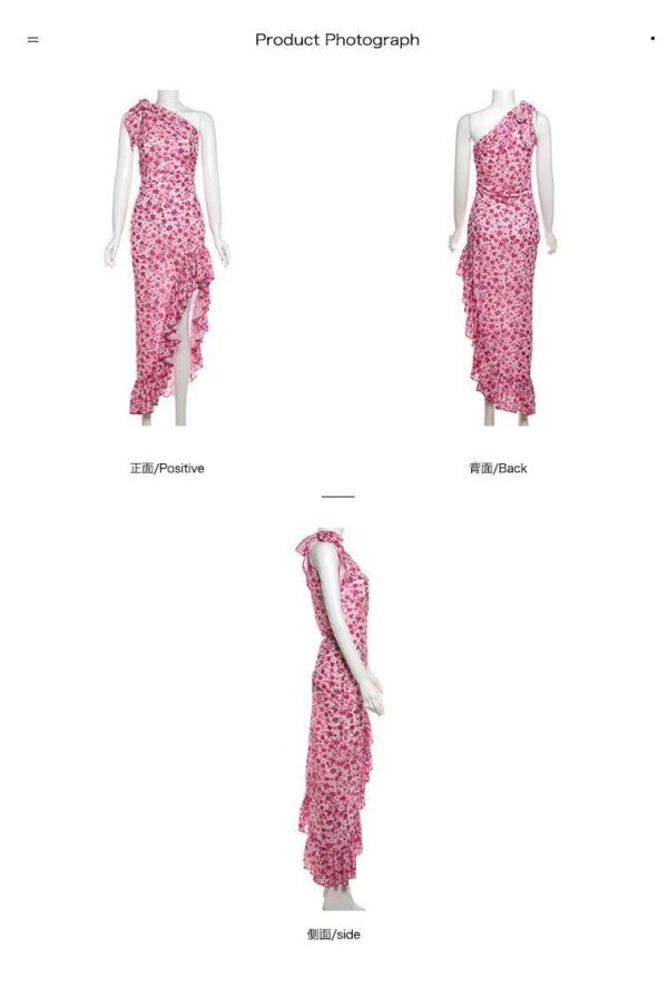 Floral cross-neck dress - 图片 11
