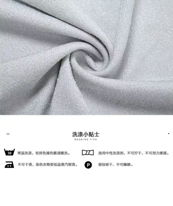 Sequined halter dress with square neck - 图片 17